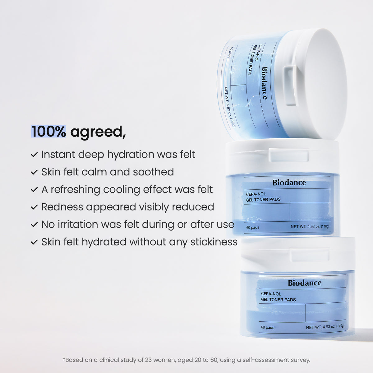Biodance - Cera-nol Gel Toner Pads [60 pads]