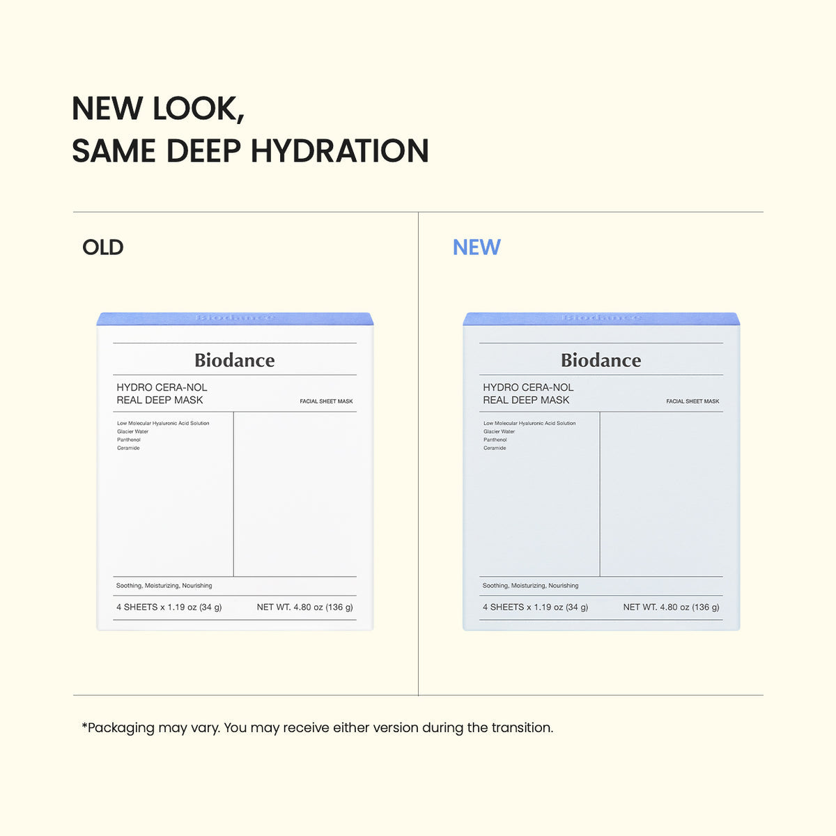 Biodance - Hydro Cera-nol Real Deep Mask [4EA]