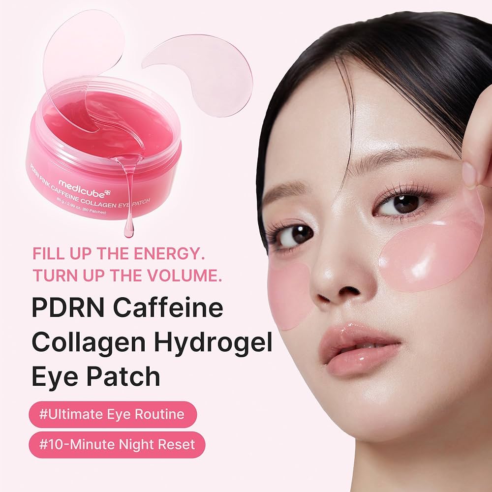 Medicube - PDRN Pink Caffeine Collagen Eye Patch [60pcs]