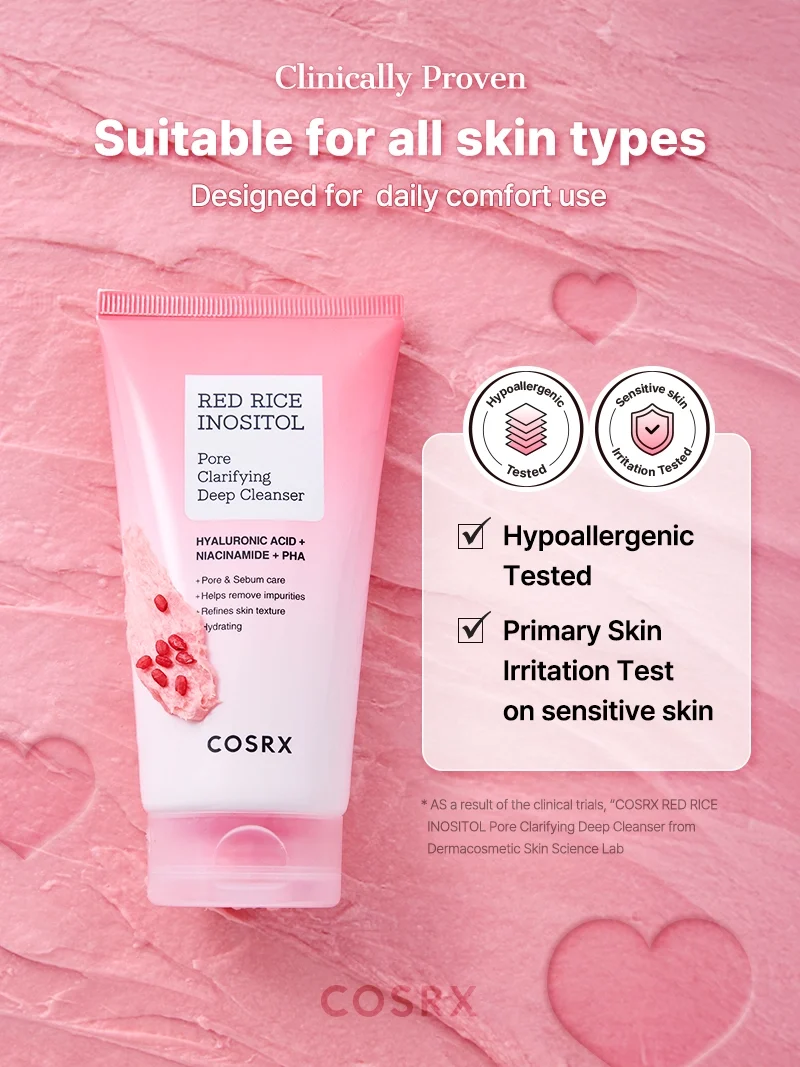 COSRX - Red Rice Inositol Pore Clarifying Deep Cleanser (150ml)