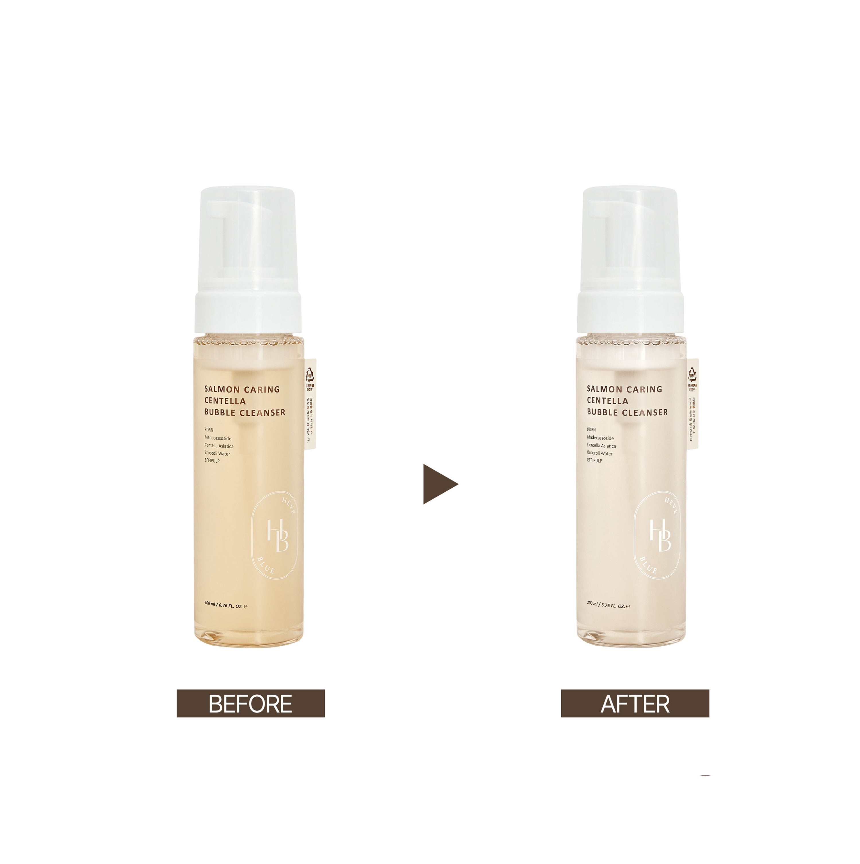 HEVEBLUE - Salmon Caring Centella Bubble Cleanser [200ml]