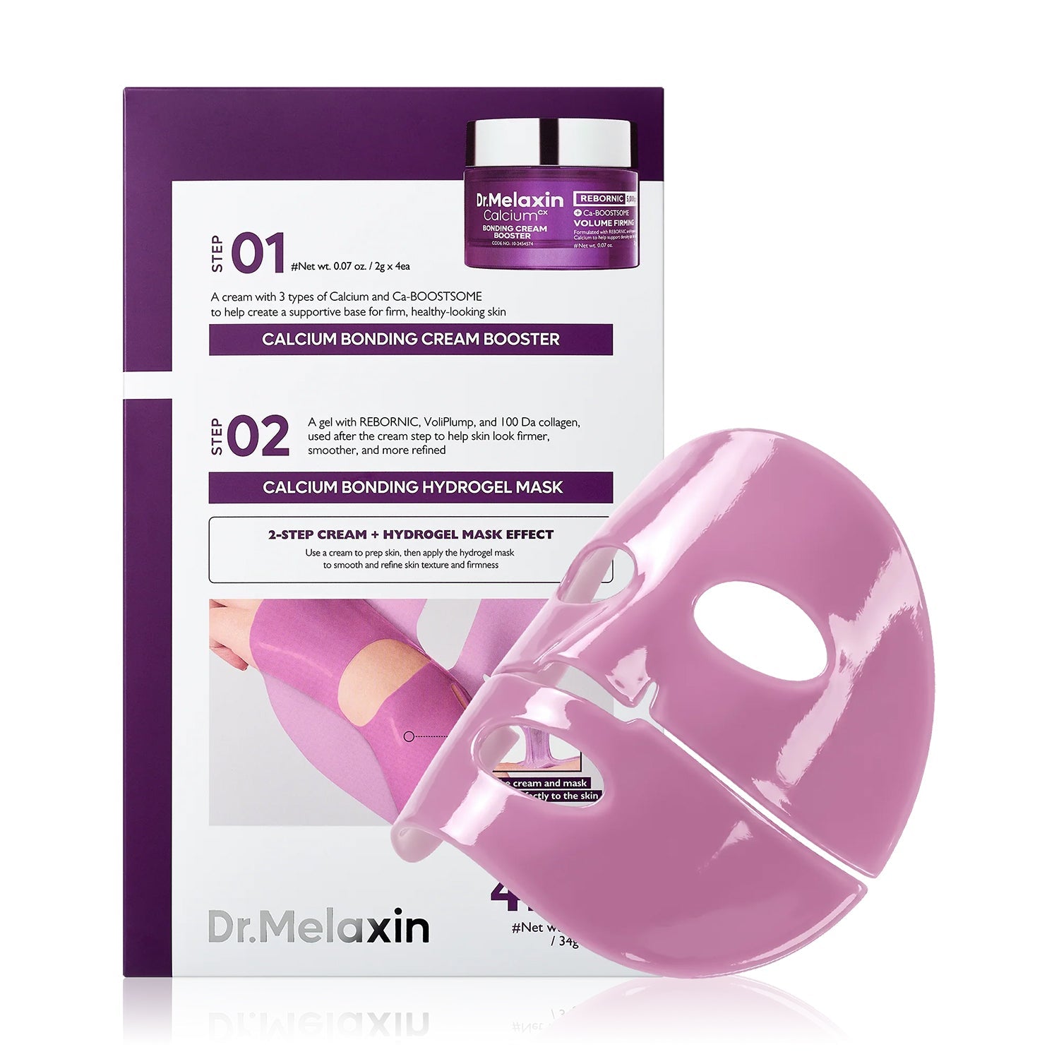 Dr.Melaxin - Calcium Bonding Cream Booster & Calcium Bonding Hydrogel Mask (1ea)