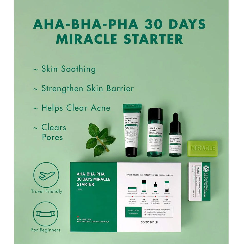 SOME BY MI - AHA BHA PHA 30 Days Miracle Starter Set [2024 Version - 4 pcs]