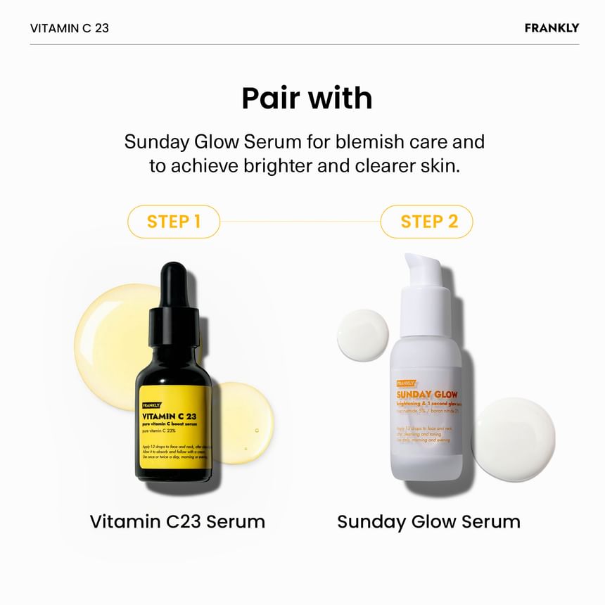 FRANKLY - Vitamin C 23 Pure Vitamin C Boost Serum [2025 Version - 15ml]