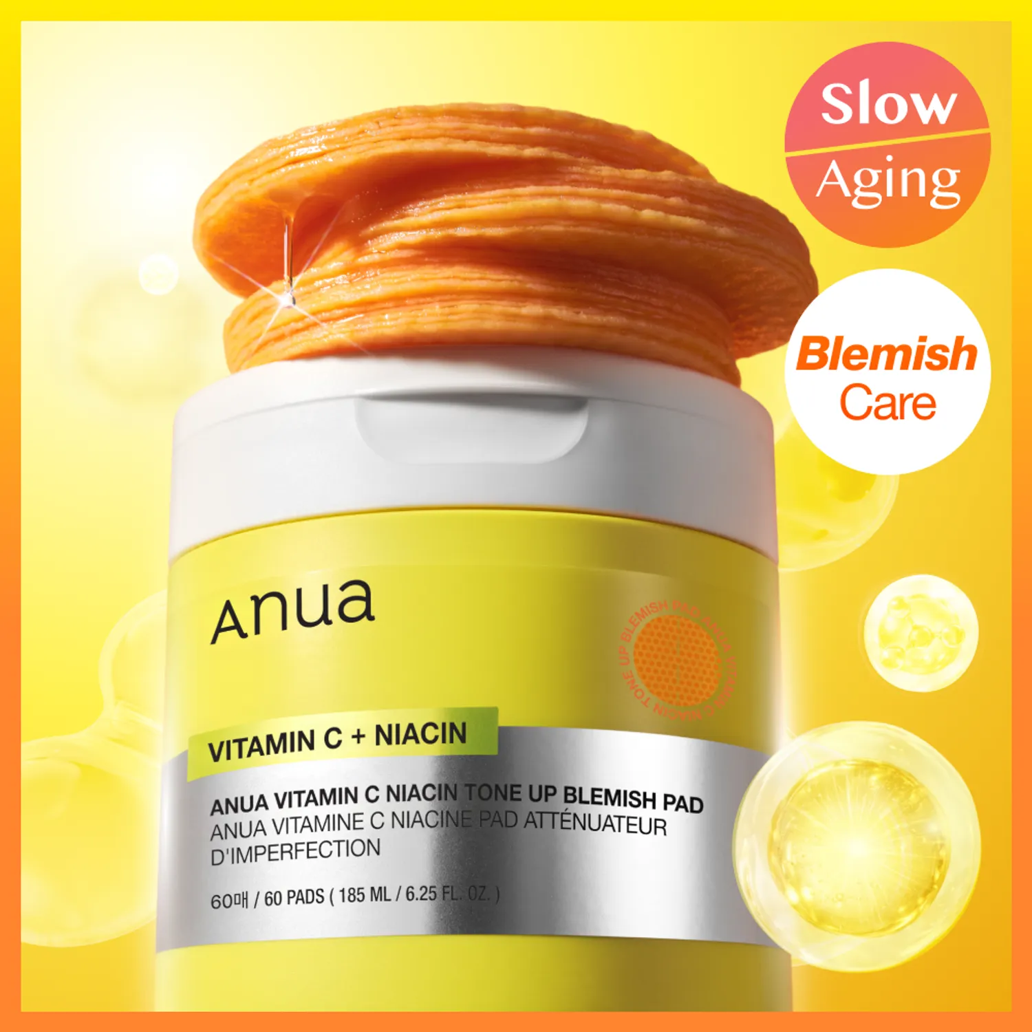 Anua - Vitamin C Niacin Tone Up Blemish Pad (60 pads)