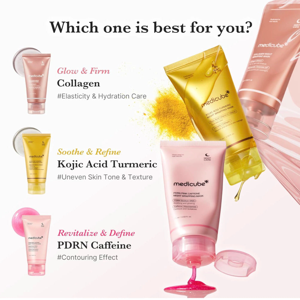 Medicube - PDRN Pink Caffeine Night Wrapping Mask [75ml]
