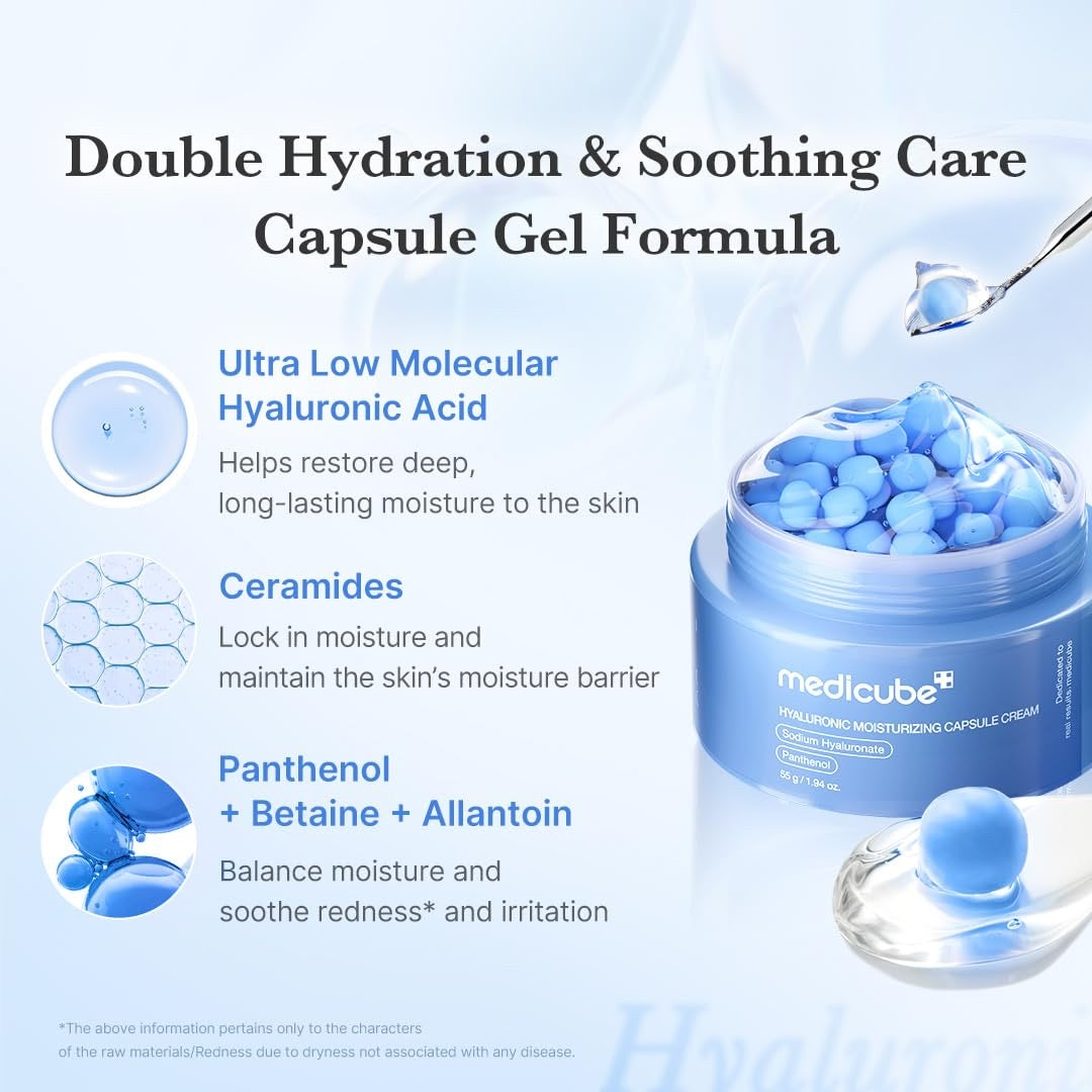 Medicube - Hyaluronic Moisturizing Capsule Cream (55g)