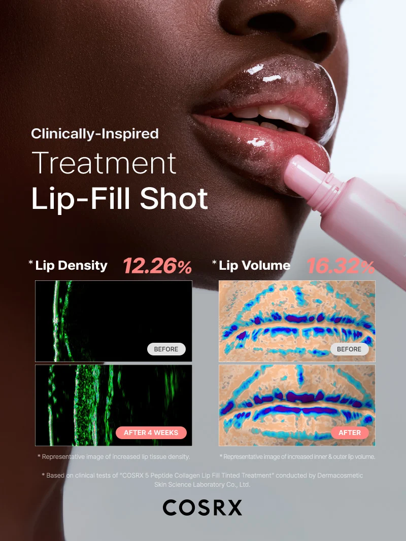 COSRX - 5 Peptide Collagen Tinted Lip Fill Treatment #01 Strawberry (12g)