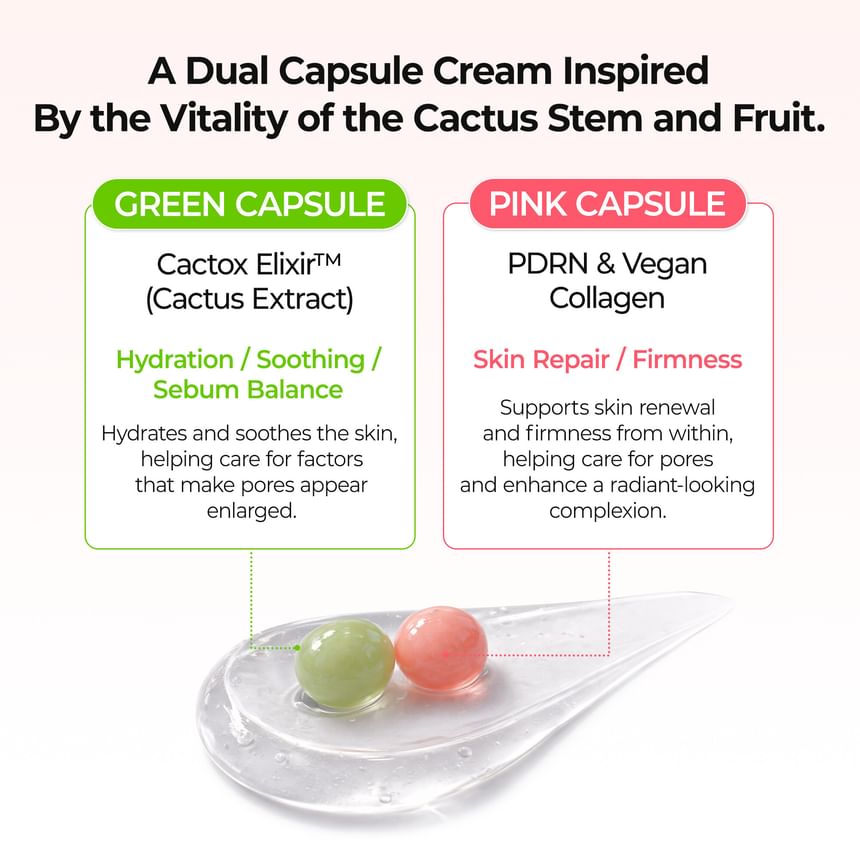 Dr.Melaxin - Cactox Pore Relief Dual Capsule Cream [65g]