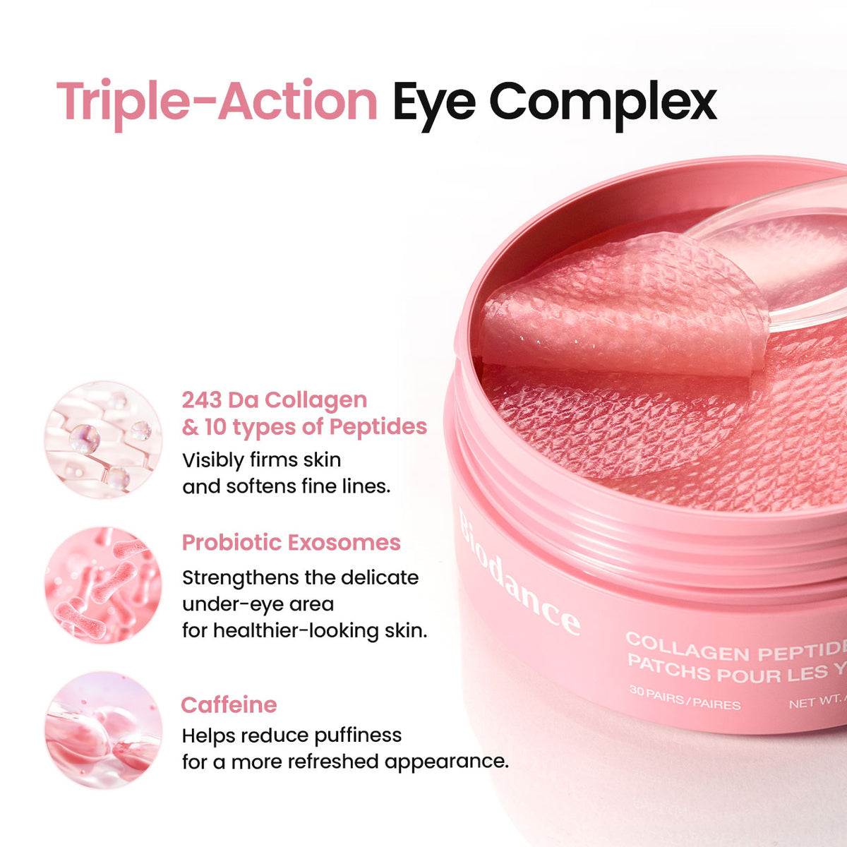 Biodance - Collagen Peptide Eye Patches [30 pairs]