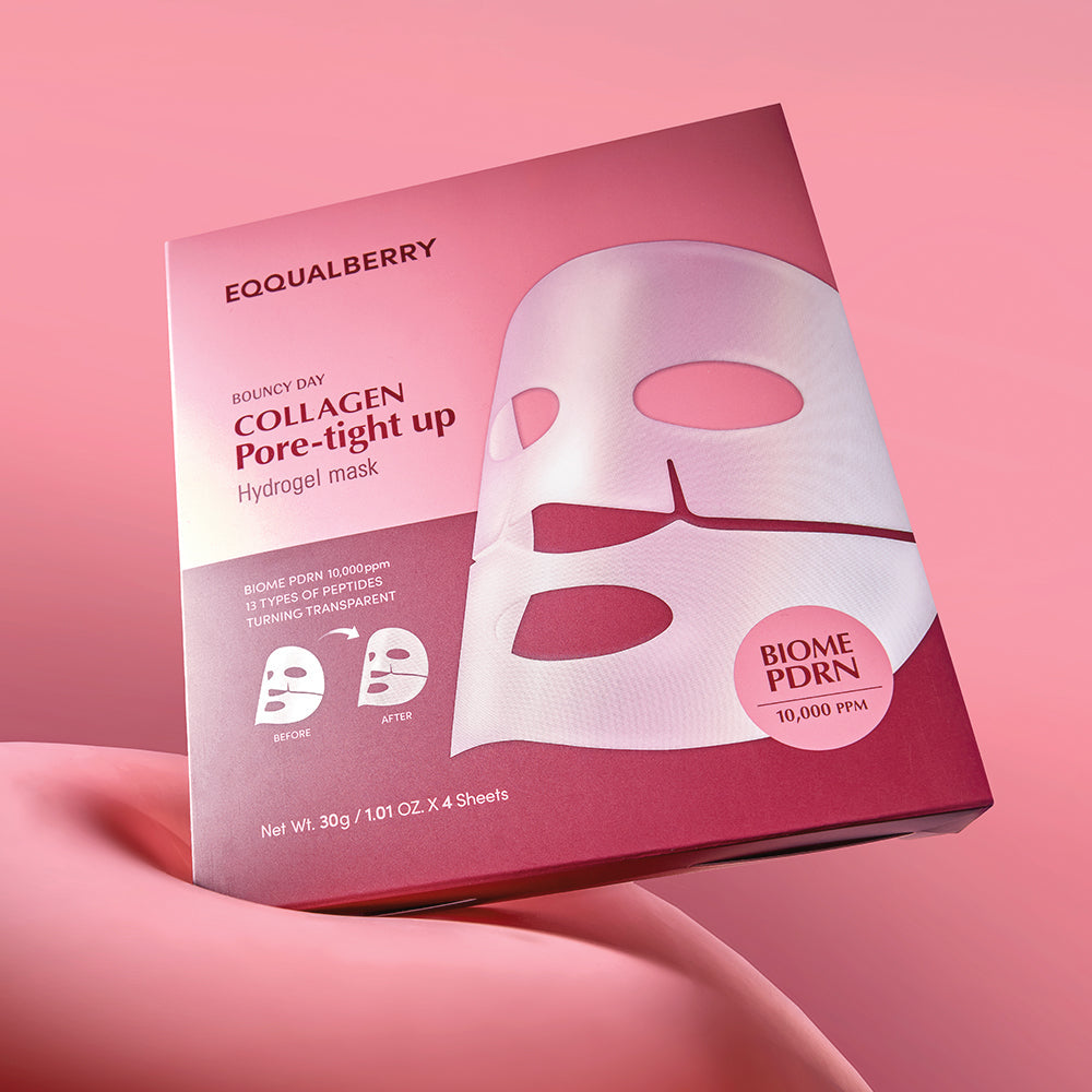 EQQUALBERRY - Collagen Pore-Tight up Hydrogel Mask (30g) (1ea)