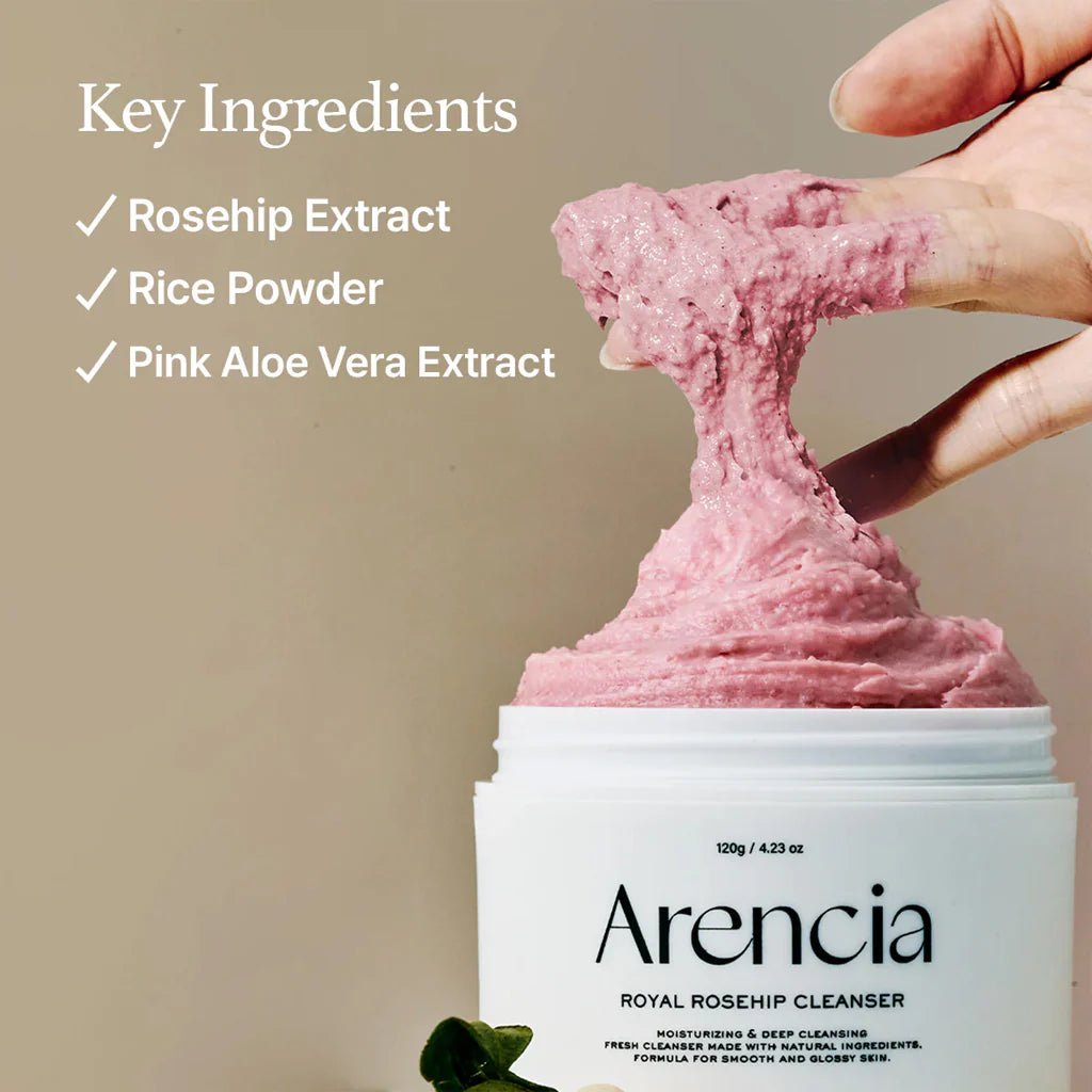 Arencia - Fresh Rosehip Rice Mochi Cleanser (2025 Version) (120g)