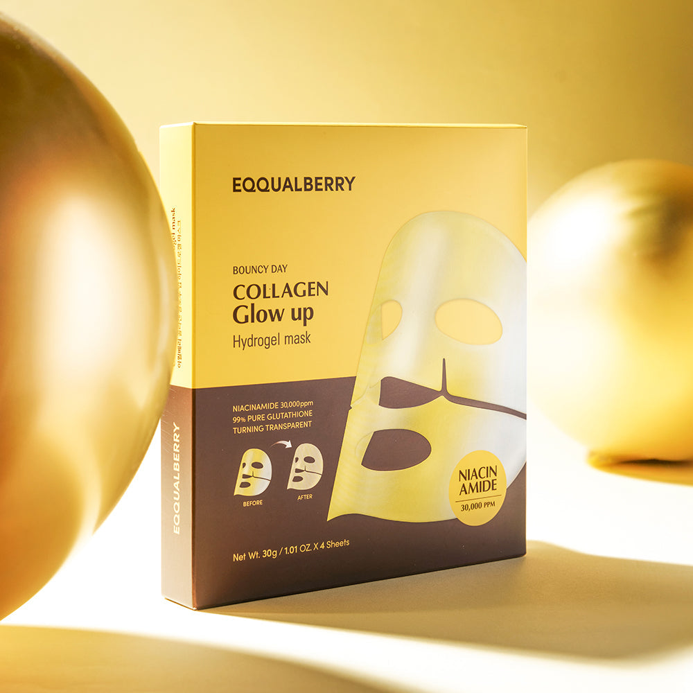 EQQUALBERRY - Collagen Glow up Hydrogel Mask (30g) (1ea)