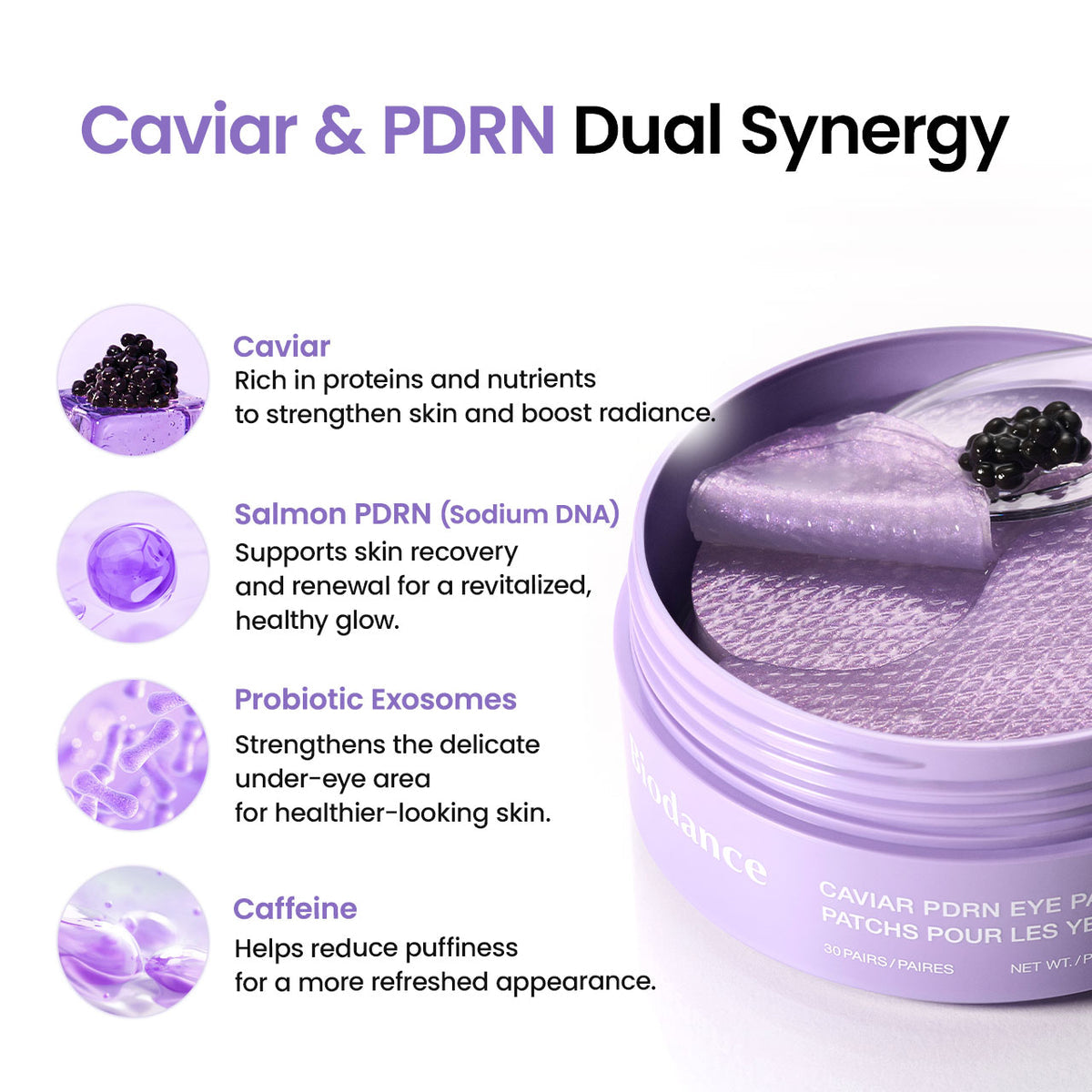 Biodance - Caviar PDRN Eye Patches [30 pairs]