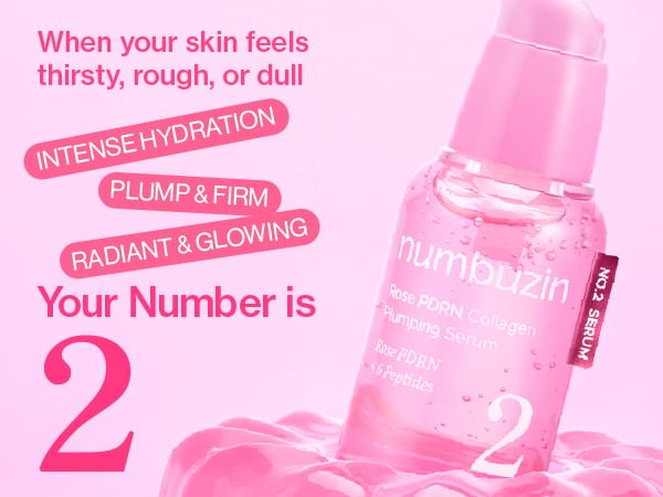 Numbuzin - No.2 Rose PDRN Collagen Plumping Serum [30ml]