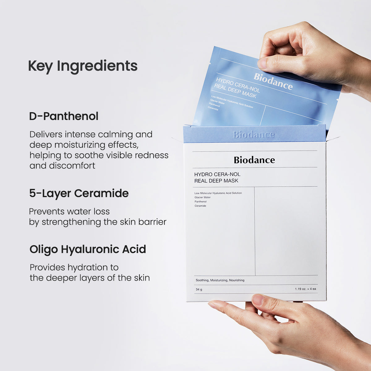 Biodance - Hydro Cera-nol Real Deep Mask [4EA]
