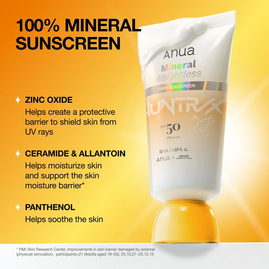 Anua - [KDH] Mineral Weightless Finish Sunscreen (50ml)