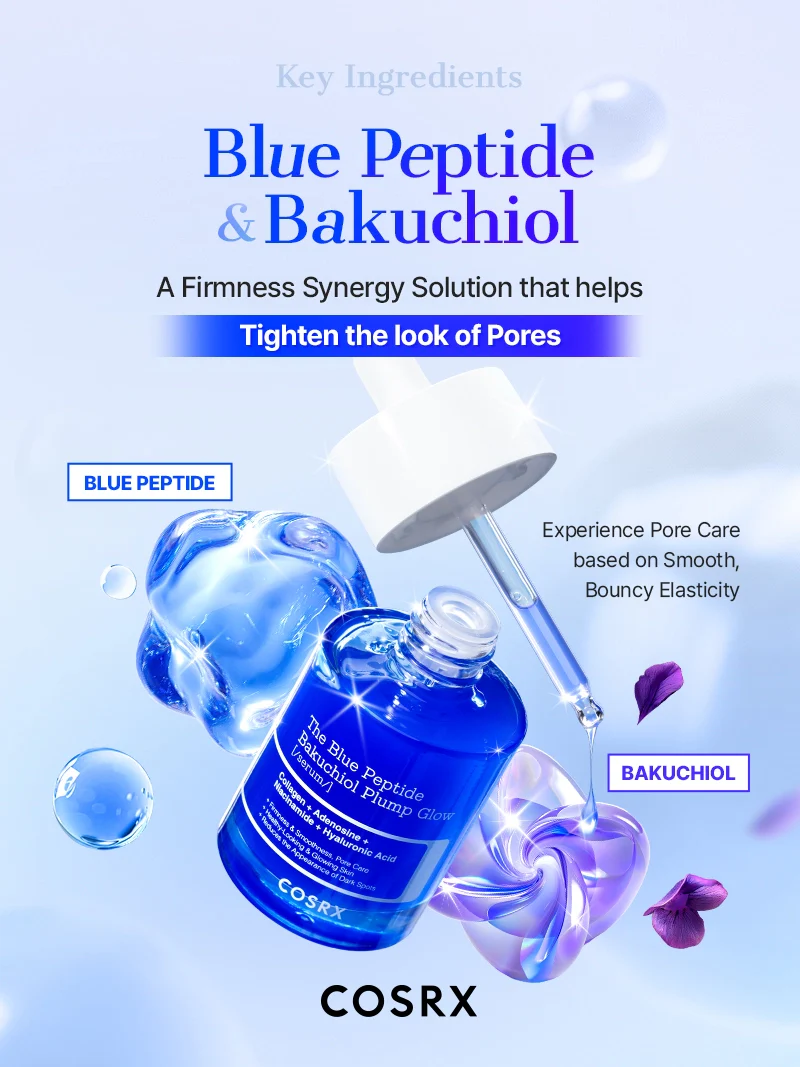 COSRX - The Blue Peptide Bakuchiol Plump Glow Serum (50ml)