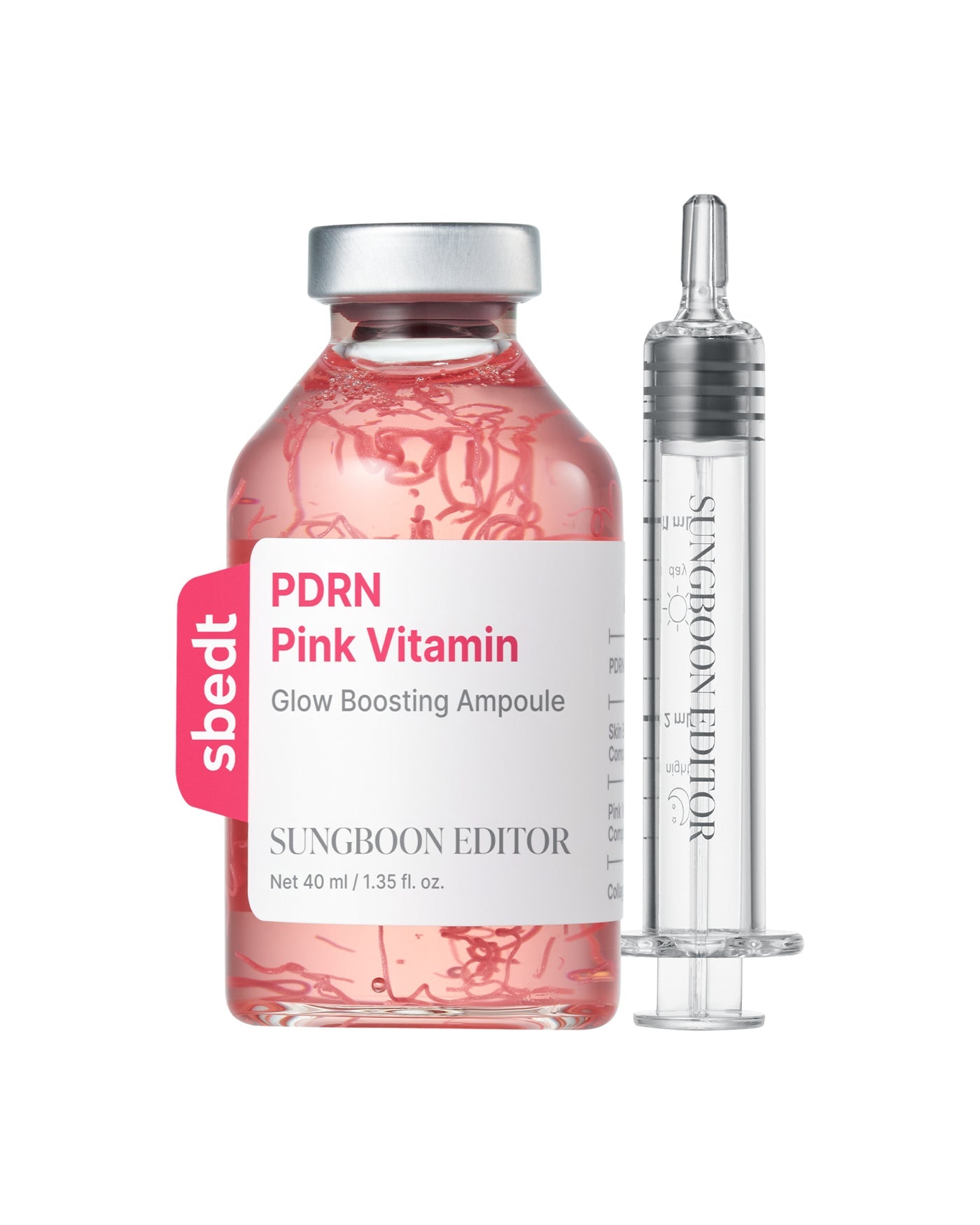 Sungboon Editor - PDRN Pink Vitamin Glow Boosting Ampoule [40ml]