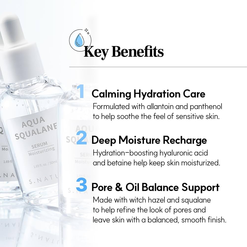 S.NATURE - Aqua Squalane Serum (50ml)