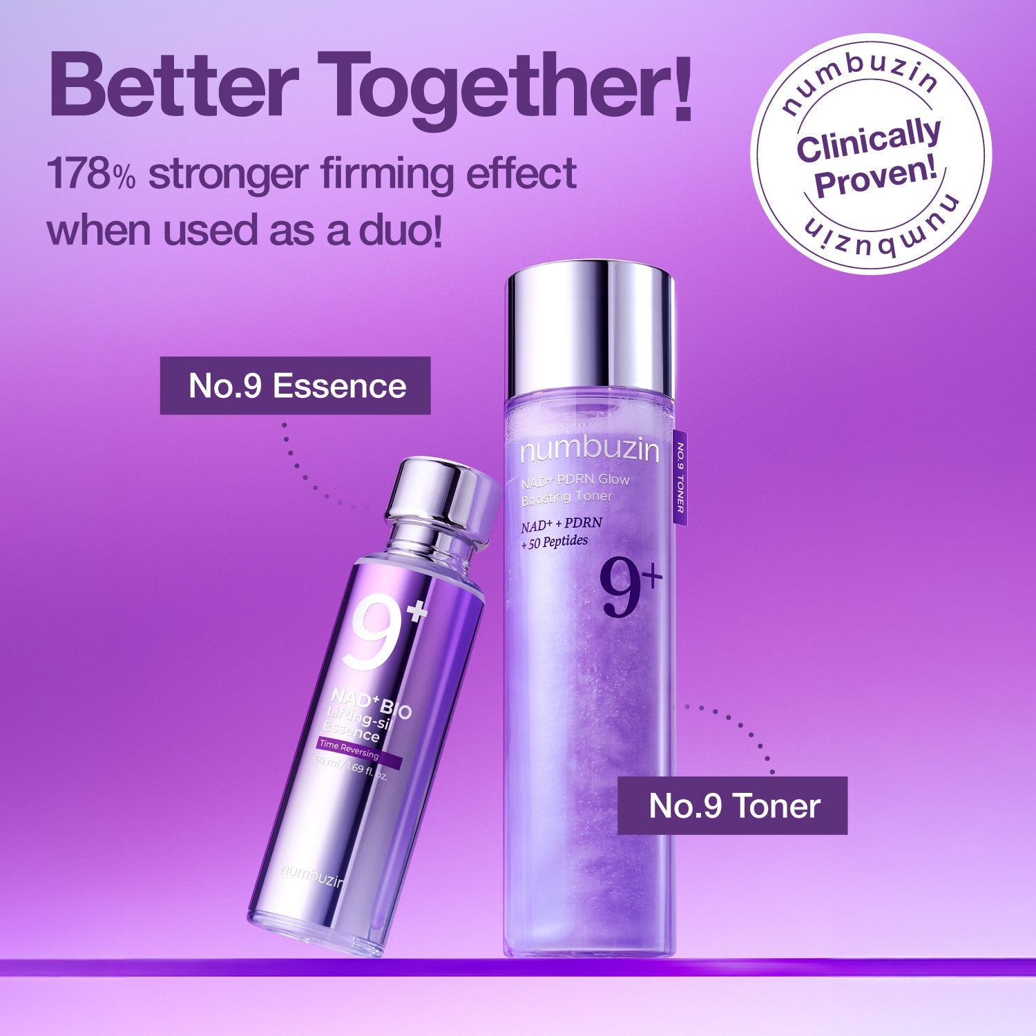 Numbuzin - No.9 NAD PDRN Glow Boosting Toner [150ml]