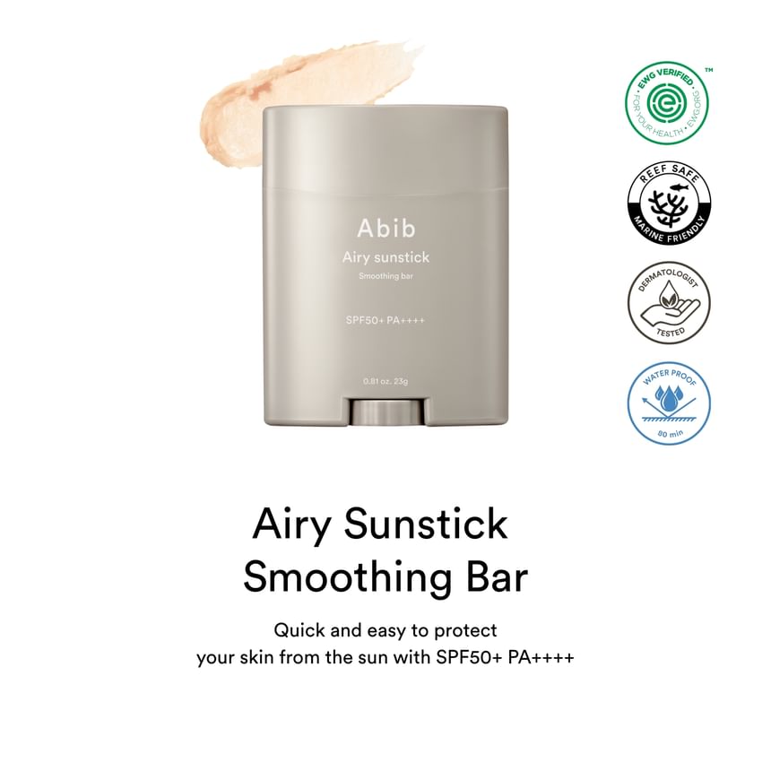 Abib - Airy Sunstick Smoothing Bar (23g)