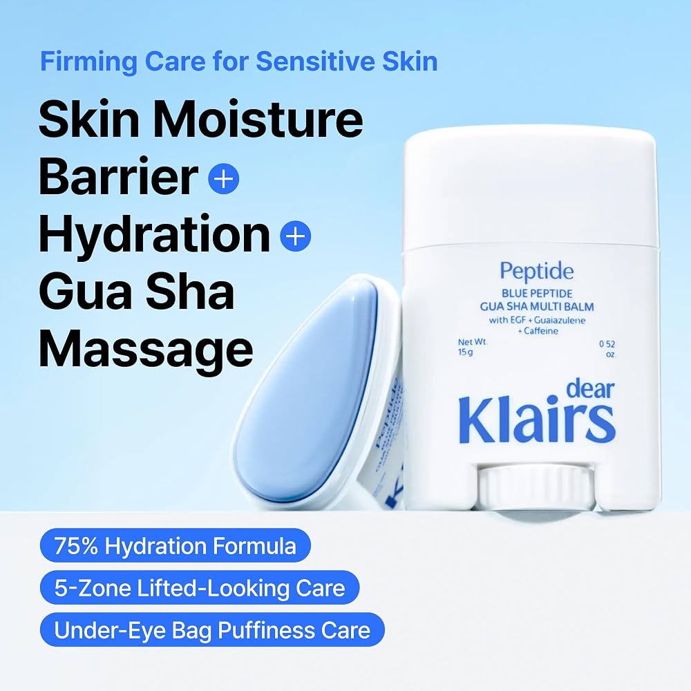 dear, Klairs - Blue Peptide Gua Sha Multi Balm (15g)