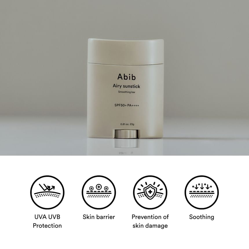 Abib - Airy Sunstick Smoothing Bar (23g)