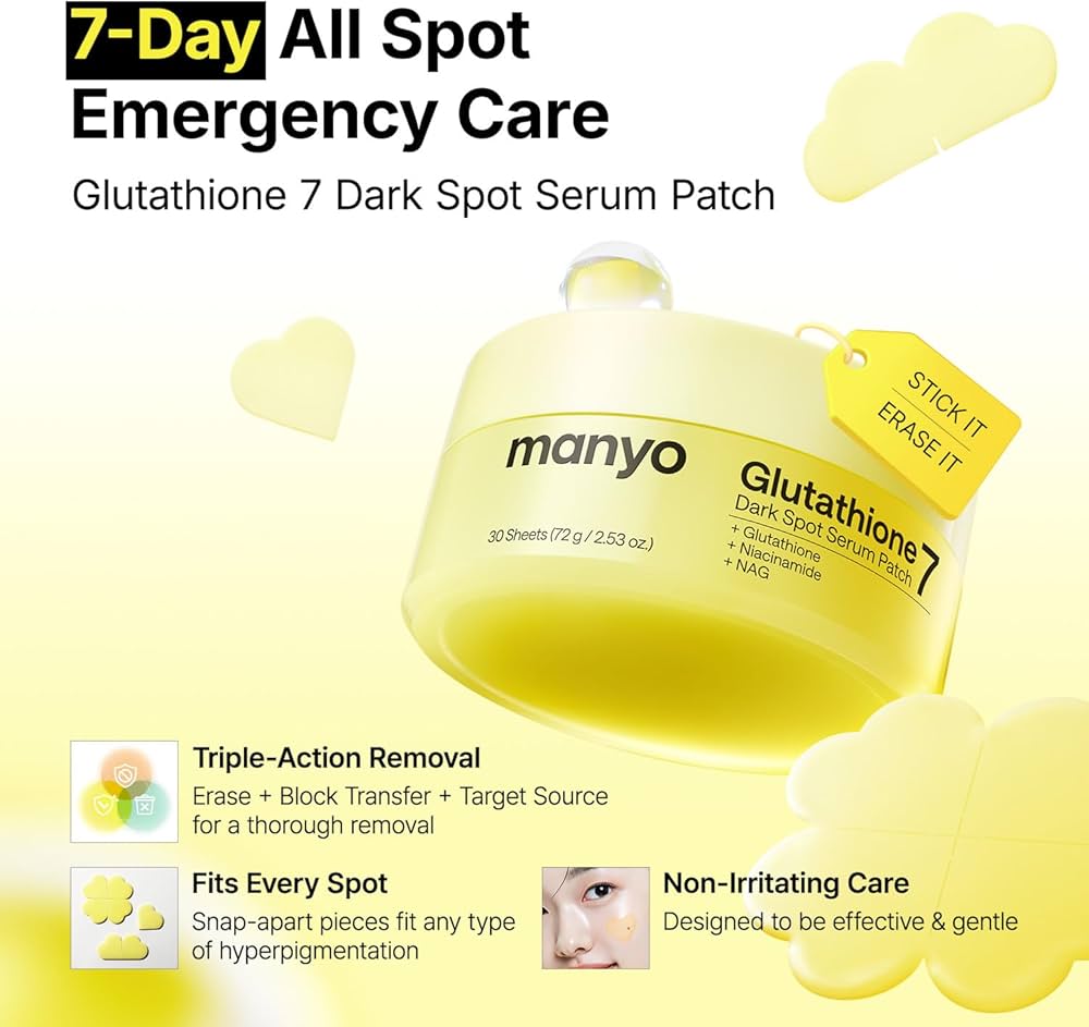 manyo - Glutathione 7 Dark Spot Serum Patch [30pcs]