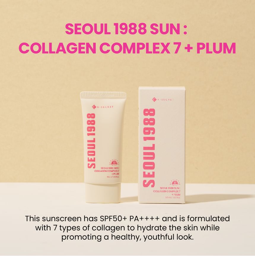 KSECRET - SEOUL 1988 Sun: Collagen Complex 7 + Plum (50ml)