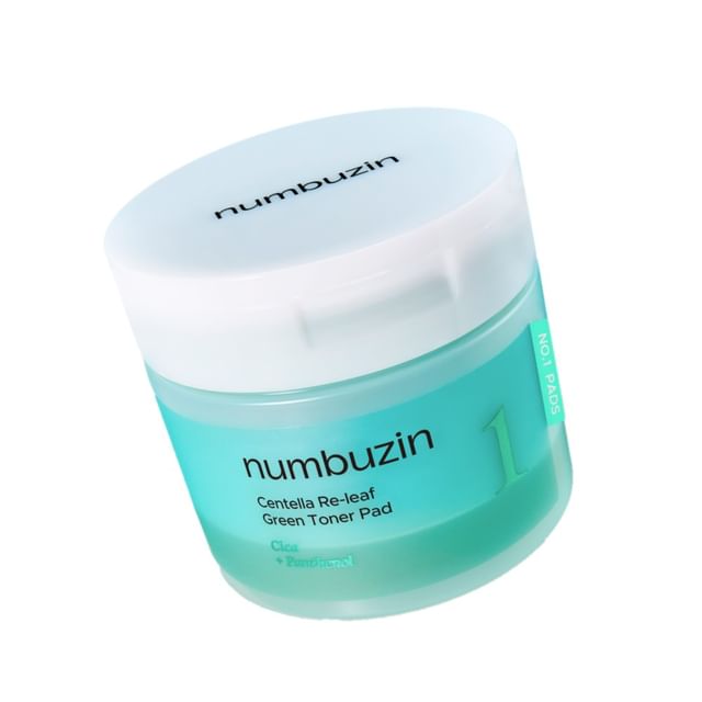 Numbuzin - No.1 Centella Re-leaf Green Toner Pad [190ml, 70 pads]
