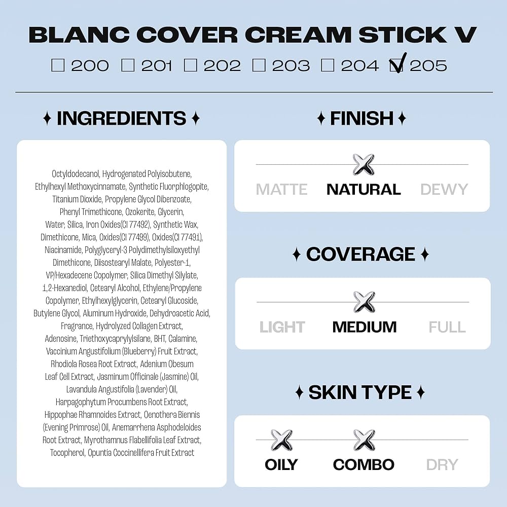 ELROEL - Blanc Cover Cream Stick V Deep [13g]