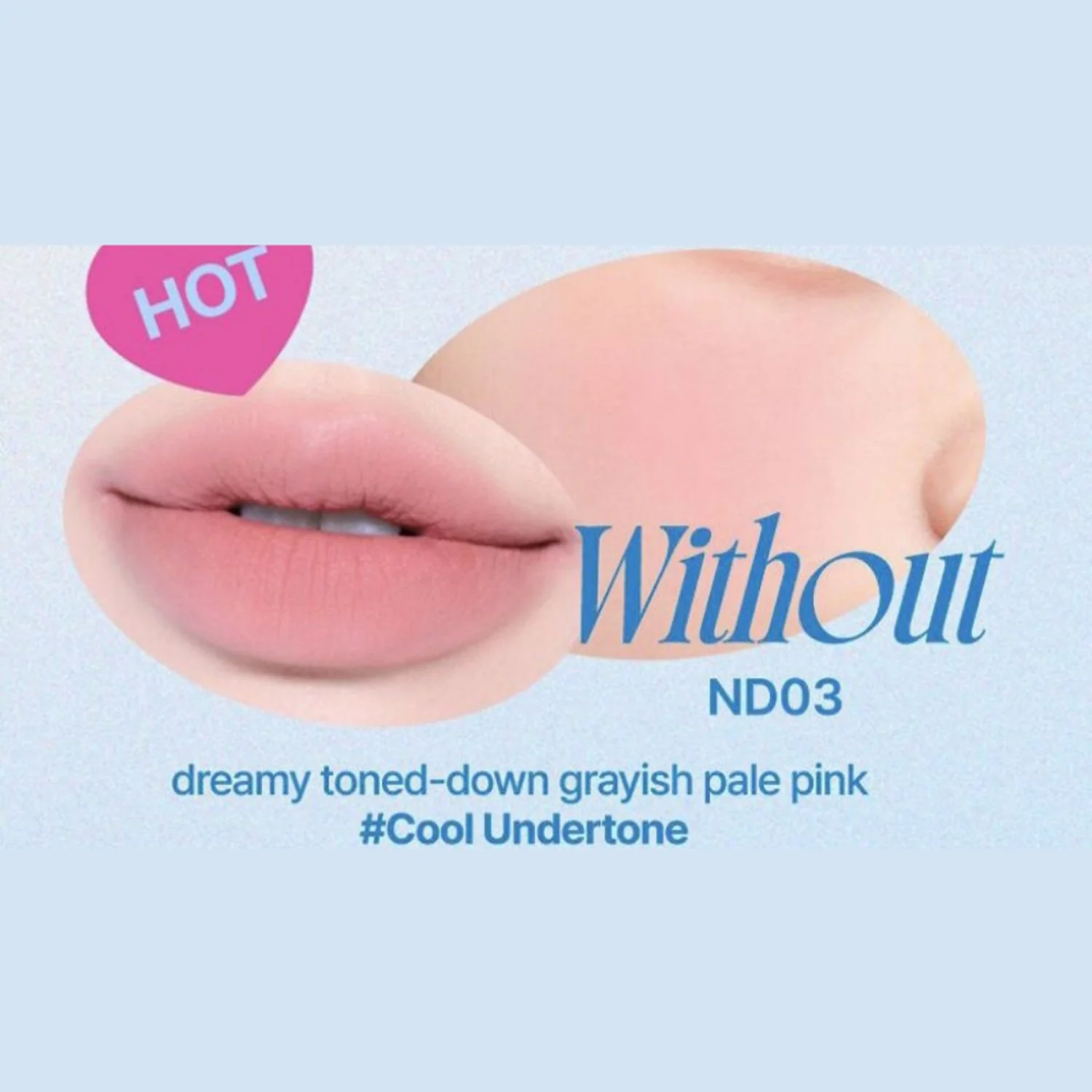 Fwee - [Keyring] Lip&Cheek Blurry Pudding Pot ND03 Without (5g)