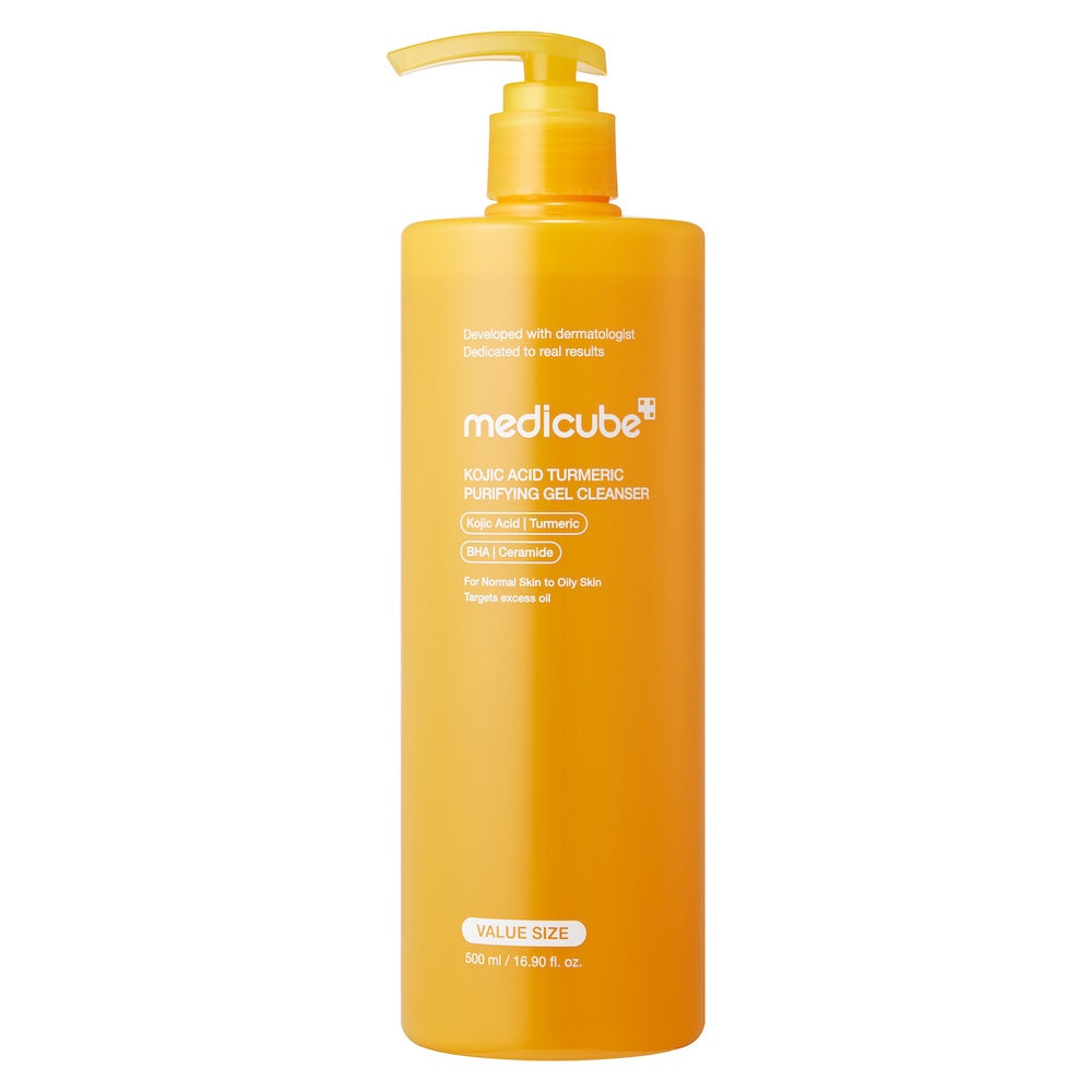 Medicube - Kojic Acid Turmeric Purifying Gel Cleanser [500ml]