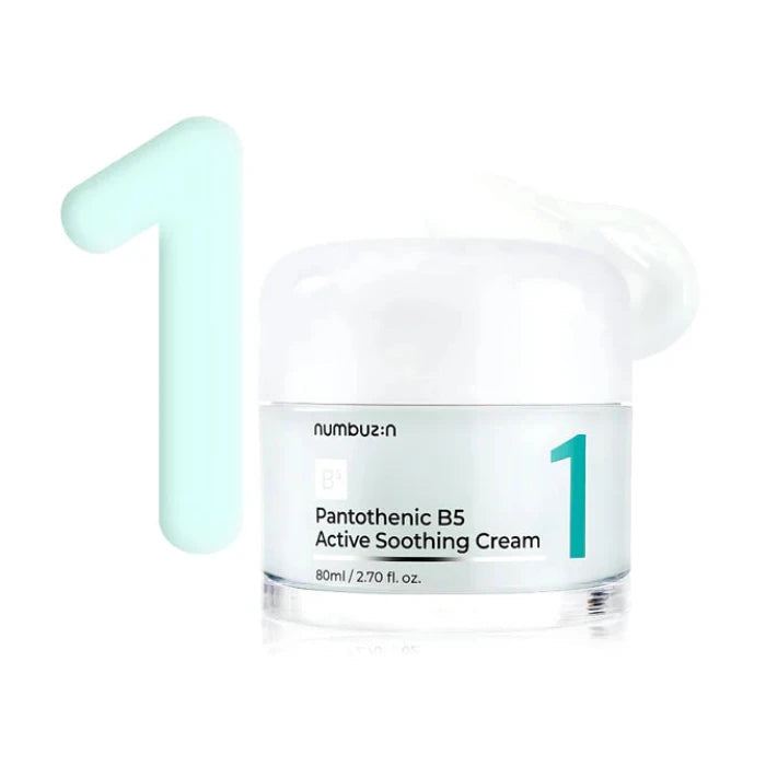 Numbuzin - No.1 Pantothenic B5 Active Soothing Cream (80ml)