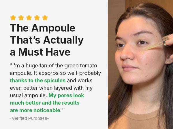 Sungboon Editor - Green Tomato Pore Boosting Deep Shot Ampoule [30ml]