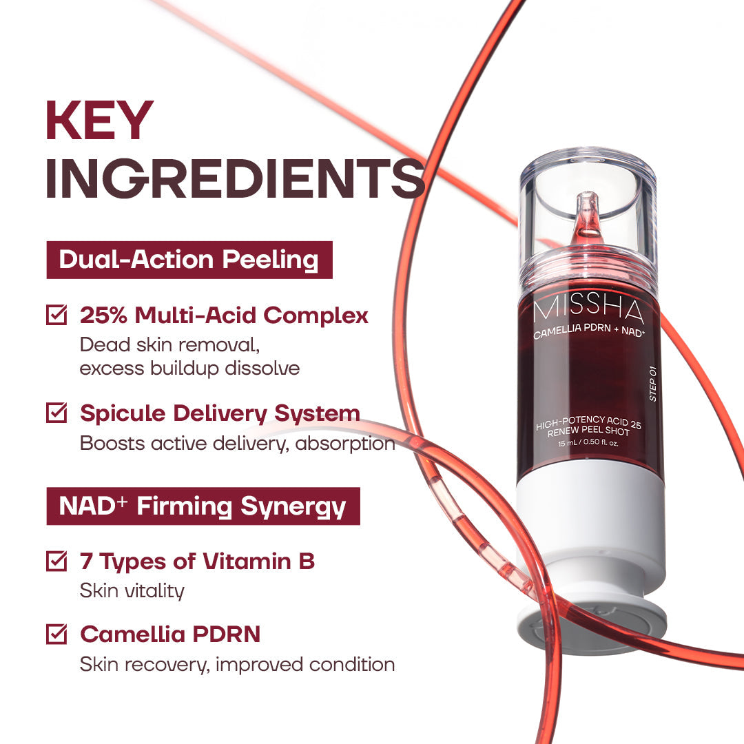 Missha - PDRN NAD Renew Peel Shot [15ml]