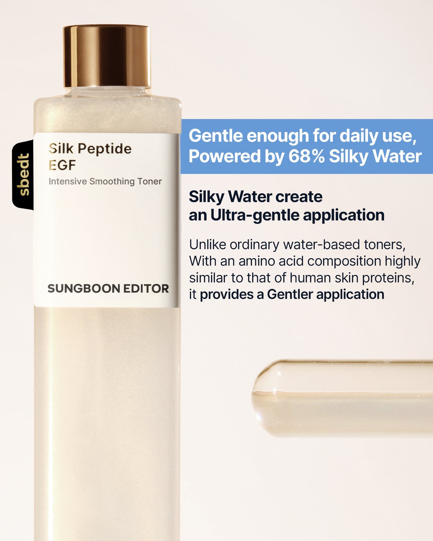 Sungboon Editor - Silk Peptide EGF Intensive Smoothing Toner [300ml]