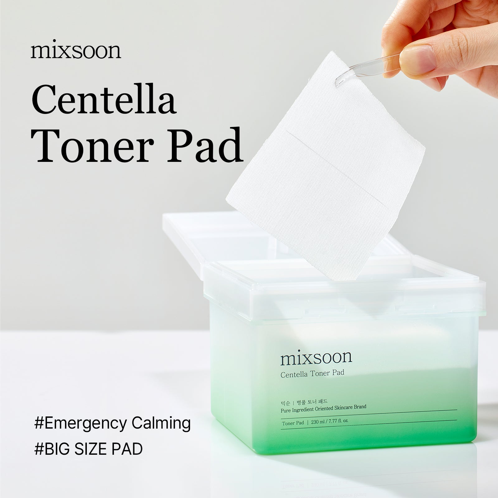 Mixsoon - Centella Asiatica Toner Pad (120 Sheets)