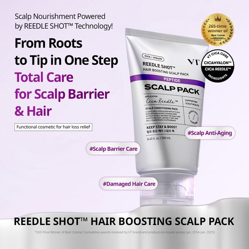 VT - Reedle Shot Hair Boosting Scalp Pack [250ml]