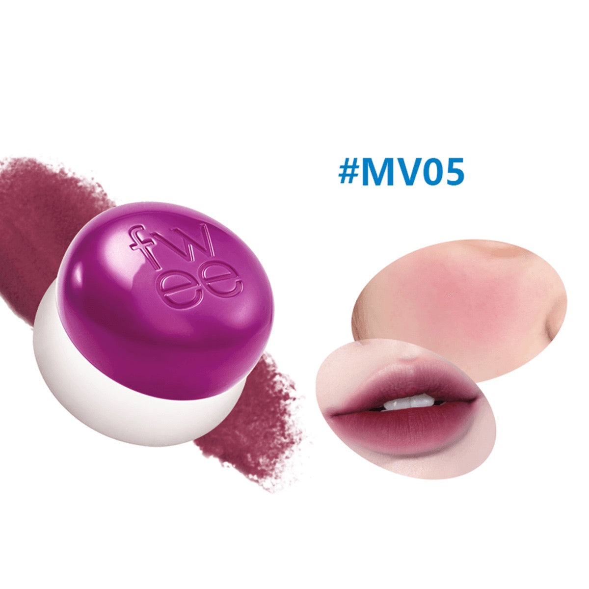 فوي - [سلسلة مفاتيح] وعاء بودنغ ضبابي للشفاه والخدود MV05 بوس [5 جرام]