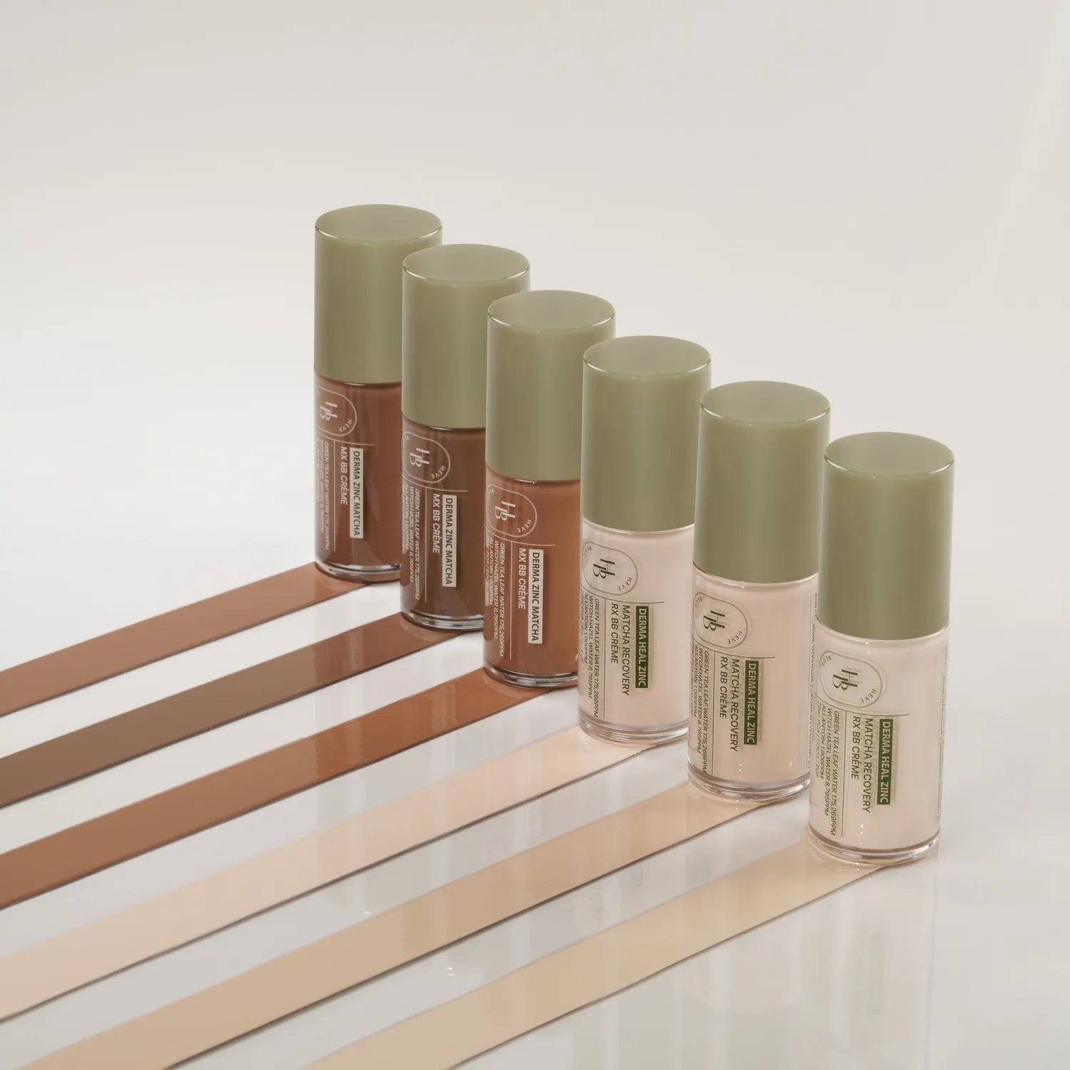 Heveblue - Derma Zinc Matcha MX BB Cream [6.0 Walnut]