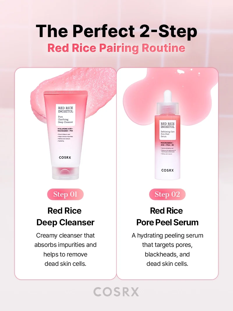 COSRX - Red Rice Inositol Exfoliating Care Pore Peel Serum (80ml)