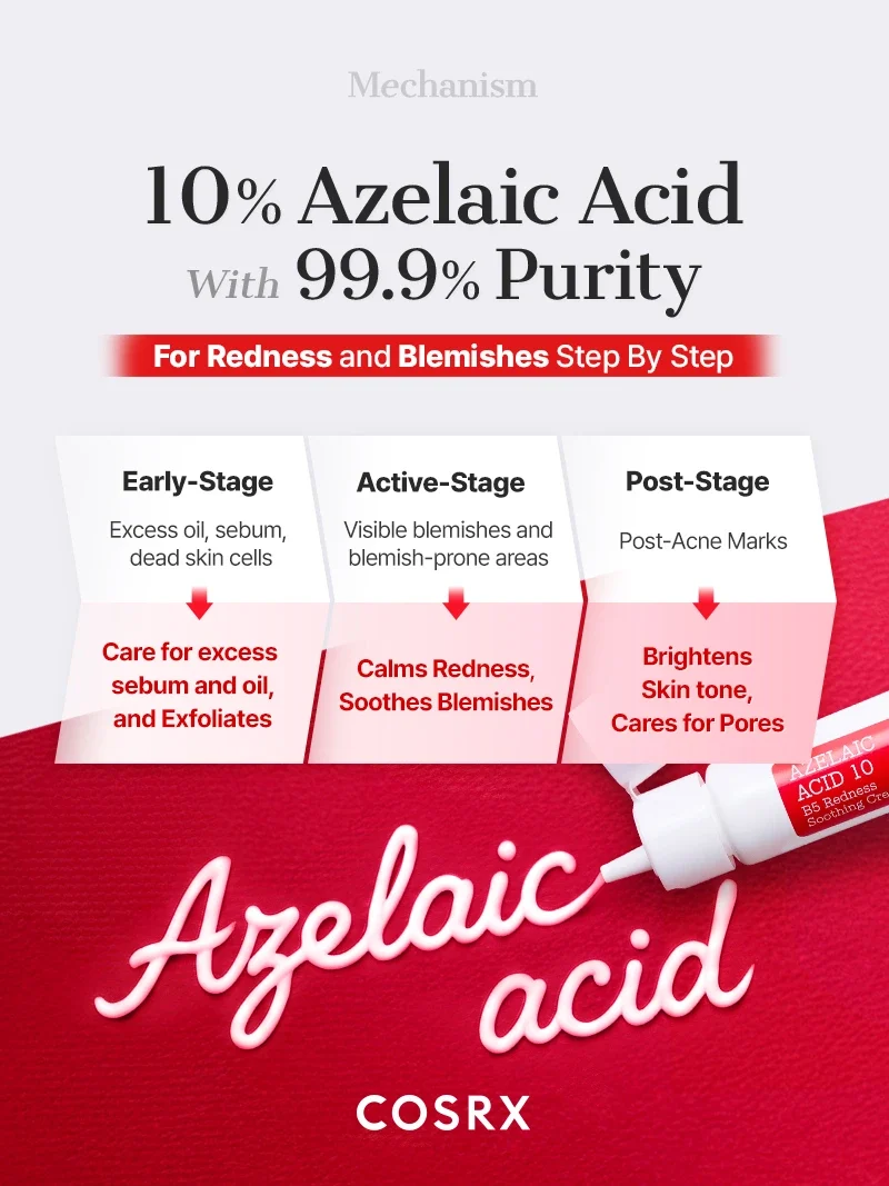 COSRX - Azelaic Acid 10 B5 Redness Soothing Cream (30ml)