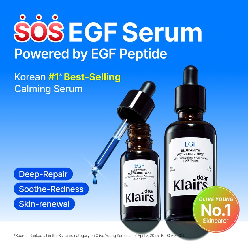 dear, Klairs - EGF Blue Youth Activating Drop (50ml)