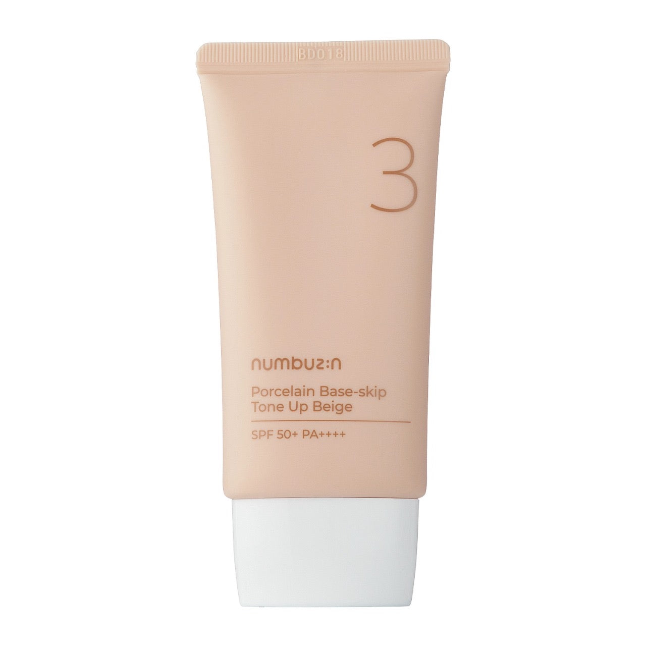 Numbuzin - No.3 Porcelain Base-skip Tone Up Beige [50ml]