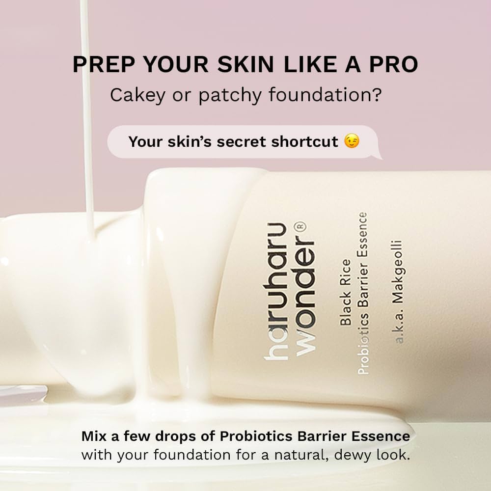Haruharu Wonder - Black Rice Probiotic Barrier Essence [120ml] (المعروف أيضًا باسم Makgeolli Essence)