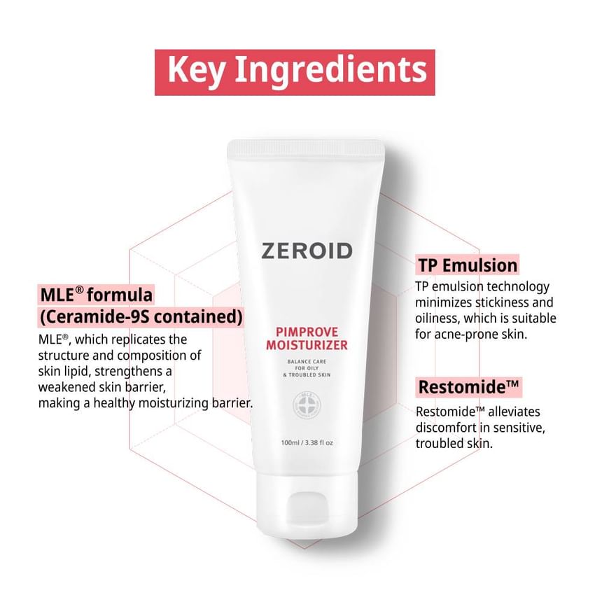 ZEROID - Pimprove Moisturizer (100ml)
