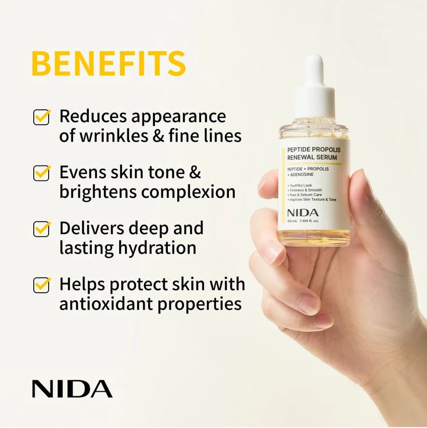 NIDA - Peptide Propolis Renewal Serum [50ml]