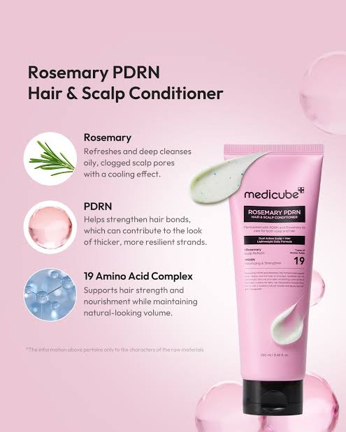 Medicube - Rosemary PDRN Hair Care Set: Shampoo, Conditioner & Serum